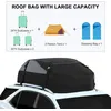 Image de Sac De Toit Voiture - TOOLUCK - 450L - Coffre Toit Pliable - 900D Tissu dOxford et PVC - Convient avec/sans Galerie de Toit