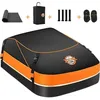 Image de Sac De Toit Voiture -Sailnovo- 450L Coffre Toit Voiture PliableÉtanche Tissu d’Oxford et ZipConvient avec/sans Barres de Toit