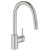 Image de Grohe - CONCETTO Mitigeur monocommande pour évier avec douchette extractible 2 jets Inox brossé (G-31483dc2)