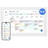 Image de EKASN Cadre Photo Numérique 15.6 Calendrier Mural Planificateur Numérique écran Tactil Photo&Vidéo Partage Idéal Cadeau WIFI Blanc