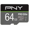 Image de Carte mémoire Micro SD PNY Pro Elite 64Go - Classe XC Classe 10 / UHS-I U3A1 V30+SD