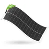 Image de ECO-WORTHY Panneau Solaire Souple 100W 12V Monocristallin Flexible Pour Camping-Car Camper Van Bateaux et Autres Surfaces