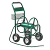 Image de GOPLUS Chariot Dévidoir pour Tuyau d’Arrosage pour Jardin avec Panier de RangementCadre Métallique Robuste 95 x 62 x 113CMVert