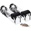 Image de 2 Pièces Piège à Souris Souricières intelligents sans Cruauté Souris Originale Attrape des Souris vivantes Piège à Rats en