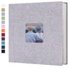 Image de Album Photo - BIGILANTUH - 28x27cm - Couverture en lin - 40 pages - Gris