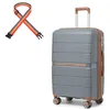 Image de British Traveller Valise Grande Taille 76x50x31cm Valise de Voyage à roulettes et Serrure TSA Valises Bagages à main- 92L Gris