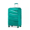 Image de Kono Valise Bagage Cabine 55x40x20cm Rigide Polypropylène Léger Portable Valise de Voyage à 4 roulettes et Serrure TSA 39L Bleu