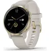 Image de Montre connectée GARMIN Venu 2S - Light Gold - Bracelet beige