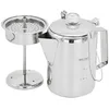 Image de 1.2l Extérieur 9 Tasse En Acier Inoxydable Percolateur Cafetière Cafetière Pour Camping Maison Kitchen-hy