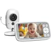 Image de 720P Babyphone Camera Bébé Moniteur Vidéo avec 4 Écran Vision Nocturne Infrarouge Invisible Zoom 3X Détection de Température
