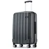 Image de Kono Valise de Voyage Grande 77x49.5x30cm avec roulettes Rigide ABS + PC Bagage Approuve par Plus De 30 Compagnies Aeriennes Gris