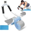Image de Rouleau dAbdominaux - Support de Coude Antidérapant - Rebondissement Automatique - Tapis de Genoux et Minuteur - Pour Hommes
