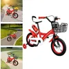 Image de Vélo pour Enfants 12 - OUKANING - Rouge - Vélo Enfants 12 Pouces - Vélo pour Enfants en Acier au Carbone - pour Garçons et Filles