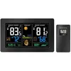 Image de GBlife Station Météo Thermomètre Hygromètre Baromètre sans Fil avec Capteur Extérieur Heure Date Jour (PT3378)