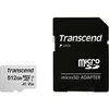 Image de Transcend Premium 300S Carte microSDXC 512 GB Class 10 UHS-I UHS-Class 3 v30 Video Speed Class A1 Application Perfo