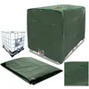 Image de Bâche Couverture Réservoir IBC 1000L Housse De Protection IBC Étanche Couvercle De Réservoir Deau 120X100X116cm (Vert)