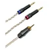 Image de Meze Furukawa PCUHD plaqué Argent tressé - Câble jack 25 mm vers double jack mono 35 mm de 13 m - Accessoires pour casques