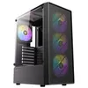 Image de Antec AX26 RGB Elite Mid-Tower Cristal Templado Negra
