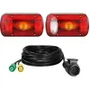 Image de Kit de feux arrière de remorque - 13 broches - 12 V - 6 fonctions - Jeu de câbles de 55 m - Certifié E
