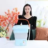 Image de Machine à laver pliable de 12 litres - Design compact stérilisation à la lumière violette bleu