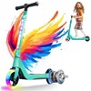 Image de Trottinette électrique enfant âge 6-8-10 Ans Seul 5.5 kg Hauteur ajustable Cadeau pour Enfant et Ados Vert