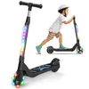 Image de Trottinette électrique enfant âge 6-8-10 Ans Seul 5.5 kg Hauteur ajustable Cadeau pour Enfant et Ados Noir