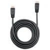 Image de Câble HDMI Manhattan In-Wall CL3 avec Ethernet - 10m - Double blindage - Noir