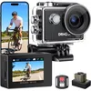 Image de Dragon Touch Caméra sport 4K 20MP 30FPS Vision 3 Caméra sous-marine étanche 170° Grand angle 2.4G WiFi avec télécommande Noir