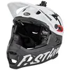 Image de Casque VTT Super DH MIPS 2022 - BELL - Noir Mat-Brillant-Blanc - Polycarbonate