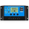 Image de Contrôleur de Charge Régulateur Panneau Solaire - 30A - 12V/24V - Double Port USB - LCD Affichage