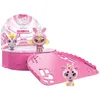 Image de ZOOBLES JOUET- MULTIPACK BALLERINES 3 ZOOBLES - Boîte qui se transforme en scène pour les Figurines - Pour ranger jusquà 10