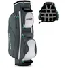 Image de COSTWAY Sac de Chariot de Golf Portable avec 14 Compartiments Séparés Capuche Anti-pluie 7 Poches Zippées Sac Isotherme Bandoulière