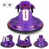 Image de COSTWAY Auto Tamponneuse Electrique 360° 6V pour Enfants - Télécommande 2.4G - Contours Anti-Chocs 2 Moteur 3-8 Ans Violet