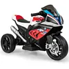Image de COSTWAY BMW Moto Électrique 6V pour Enfants 3-8 Ans 3 km/h USB Musique Lumineux Cadeau Idéal Noël pour Enfants Rouge