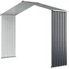 Image de GOPLUS Expansion pour Abri de Jardin Modèle B(277 x 191 x 202 CM) Dia. 277 x 64 x 202 CM Jusquà deux extensionsGris