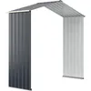 Image de RELAX4LIFE Kit d Extension 213x64x195cm pour Abri de Jardin Métal pour Cabanon de Jardin Abri à Vélo Extérieur (kit dextension)