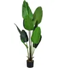 Image de RELAX4LIFE Palmier Tropical Artificiel en Polyester H160CM - Bonsaïs Intérieur - Plante Décorative pour Maison/Jardin/Bureau