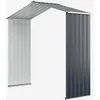 Image de GOPLUS Expansion pour Abri de Jardin Modèle A(213 x 127 x 195CM) Dia. 213 x 64 x 195 CM Jusquà deux extensionsGris