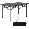 Image de Table de Camping Pique-Nique Pliante en Aluminium COSTWAY Surface 95 x 55CM Sac de Transport Table de Jardin Pliable Charge 60KG
