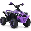 Image de DREAMADE Voiture Électrique Enfants Multifonctions 12V avec Vitesse Réglable en 2 Niveaux Lumières LED Musique pour 3-8