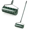 Image de RELAX4LIFE Scarificateur Manuel avec Rouleau de 44 cm 27 Dents Aérateur de Pelouse avec Poignée Longue et Tambour Lesté Vert