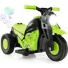 Image de COSTWAY Moto Électrique 6V pour Enfants avec Machine à Bulles - 3 Roues Scooter avec Klaxon Musique et Lumières 3 Ans + Vert