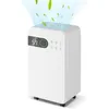 Image de Déshumidificateur d'Air Électrique - RELAX4LIFE - 15L/Jour - 15m2 - Réservoir deau 2L - Voyant Lumineux Tricolore - 3 Modes - 36db