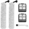 Image de Accessoires pour Dreame H12 H11 Core Pièces de rechange pour aspirateur eau et poussière 2 brosse rotative + 2 filtres Hepa