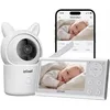 Image de ieGeek 1080P Babyphone CaméraPTZ 355° Baby Phone Vidéo connecté Smartphone Visiophone avec Vision Nocturne Suivi Automatique