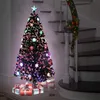 Image de Sapin de Noël Artificiel - NAIZY - 180CM - Éclairage LED - Flocons de Neige - Multicolore