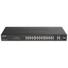 Image de Commutateur - D-LINK - DGS 1100-26MPV2 - 24 x 10/100/1000 (PoE+) - 2 x SFP Gigabit - Rackable