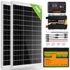 Image de ECO-WORTHY 240W 12V Kit Solaire Complet Avec Batterie 096KW/Jour Système de Panneau Solaire Pour Camping-car Van Bateaux