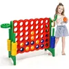 Image de COSTWAY Jeux Puissance 4 Géant Multifonction 3 en 1 avec Cerceau de Basket-ball Jeu d’Anneaux au Côté 42 Anneaux pour Enfants Vert