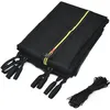 Image de COSTWAY Filet de Sécurité pour Trampoline 366 cm 12FT-8 Poteaux Droits-Fermeture Eclair Double et Boucles de